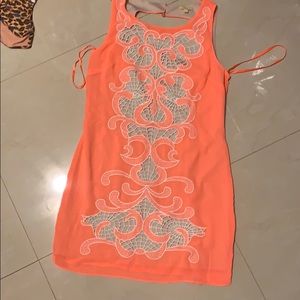 Gorgeous Coral dress Gianni Bini size M